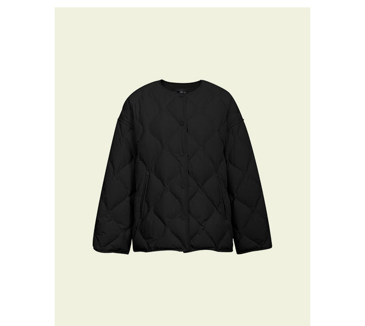 Damen Modische lange Daunenjacke Echoarchiv