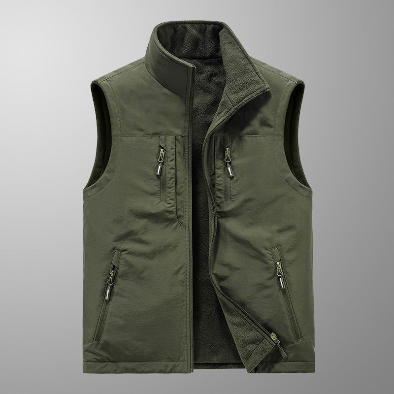 Herren Praktische Fleece-Weste Echo Archiv