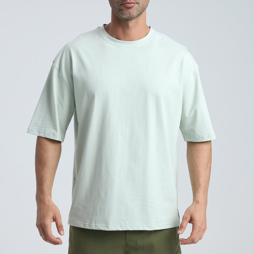 Herren Bequemes Loose-Fit T-Shirt aus hochwertiger Baumwolle Echoarchiv