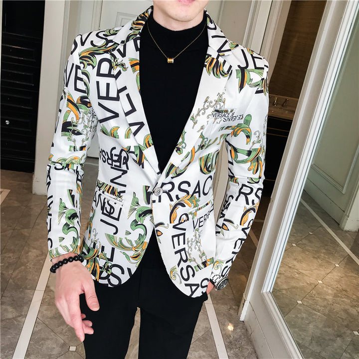 Herren modischer Blazer mit elegantem Muster Echoarchiv