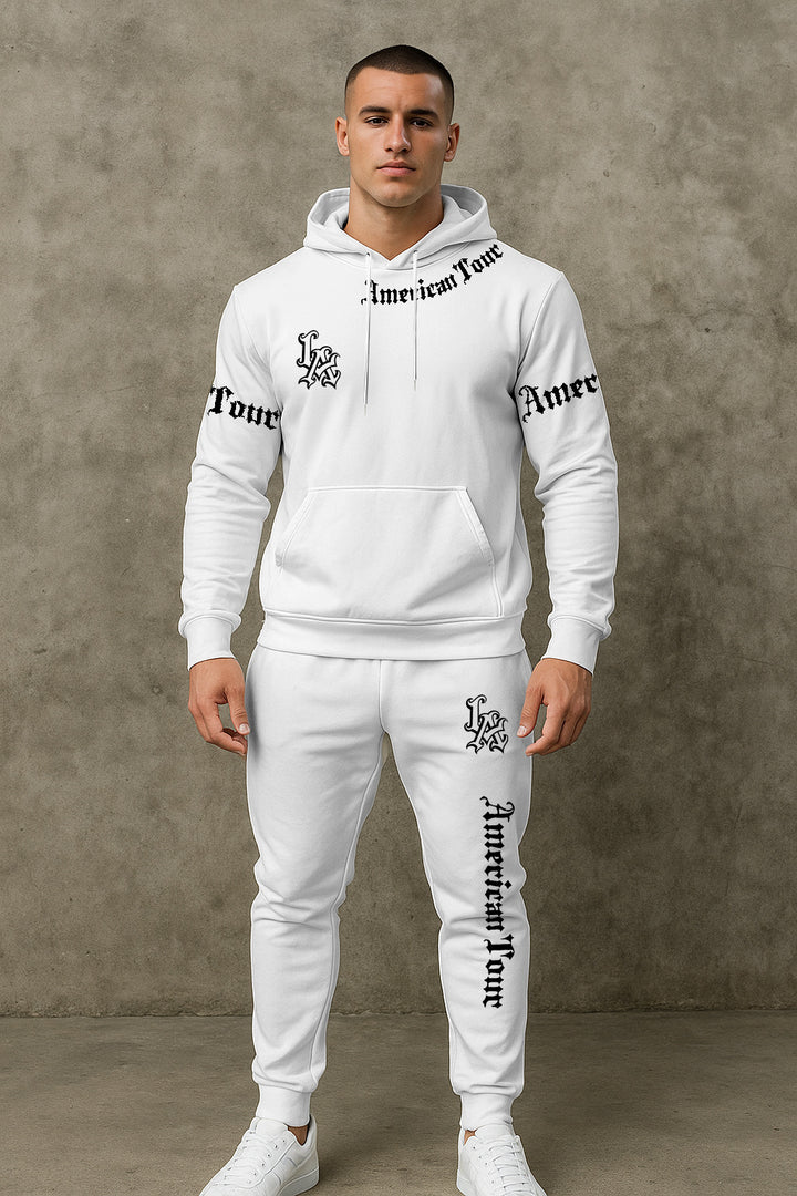 Herren Urbaner Hoodie und Jogginghose Set Echoarchiv