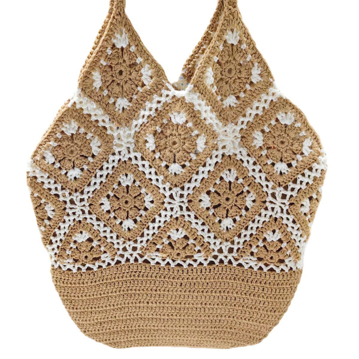 Damen handgefertigte Makramee Tasche Echo Archiv