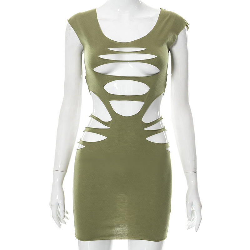 Damen figurbetontes Cut-out Kleid Echo Archiv