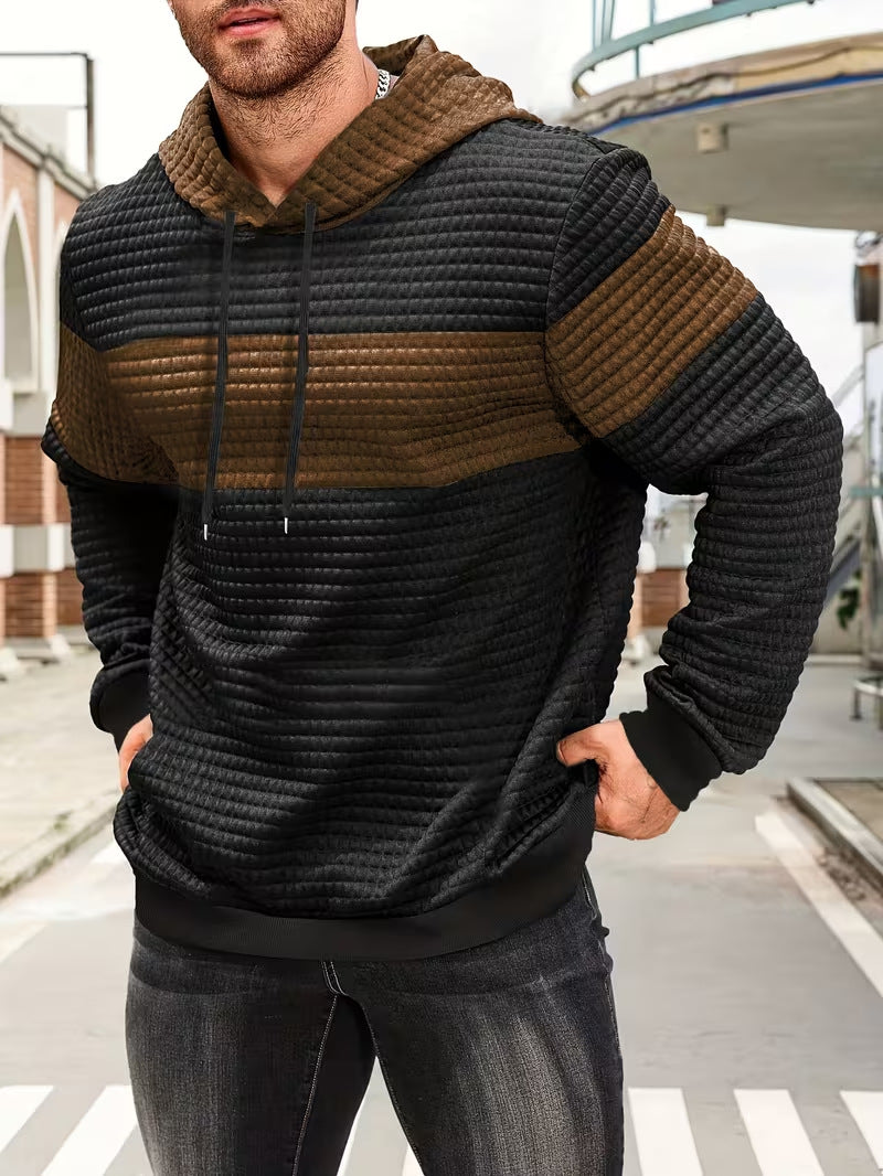 Herren Urbaner Kapuzenpullover mit innovativer Struktur Echoarchiv