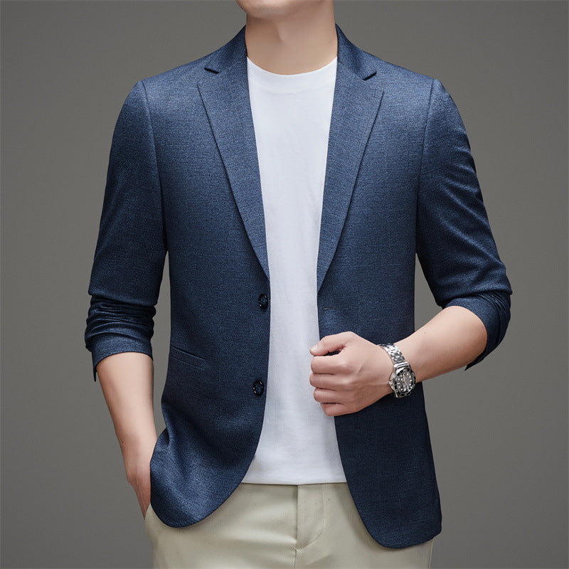 Herren eleganter Freizeitblazer mit modernem Schnitt Echoarchiv