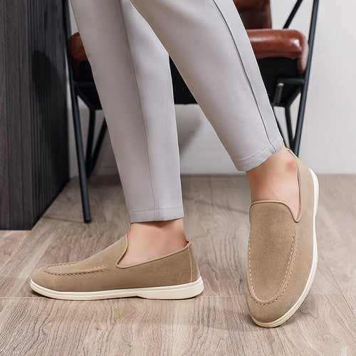 Herren Elegante Mokassins aus weichem Wildleder