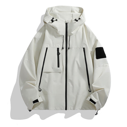 Damen Technische Outdoor-Jacke mit Verstellbarem Kapuzensystem und Multifunktionalen Taschen Echoarchiv