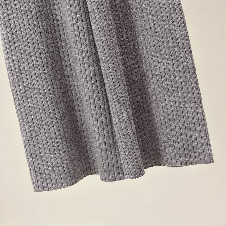 Damen Bequeme Rippstrickhose mit Kordelzug Echo Archiv