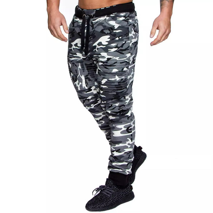 Herren Slim-Fit Jogginghose mit strukturierten Einsätzen Echoarchiv