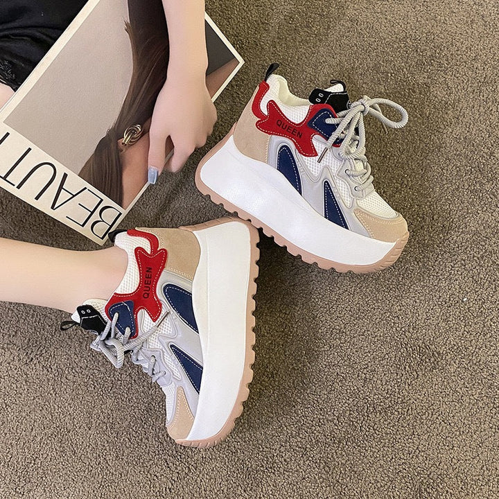Damen Plattform Sneaker mit atmungsaktivem Mesh und sportlichem Design Echo Archiv