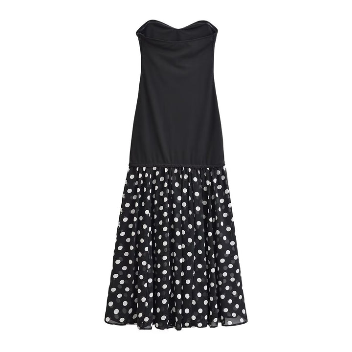 Damen Maxikleid mit schwingendem Rock und herzförmigem Ausschnitt Echo Archiv