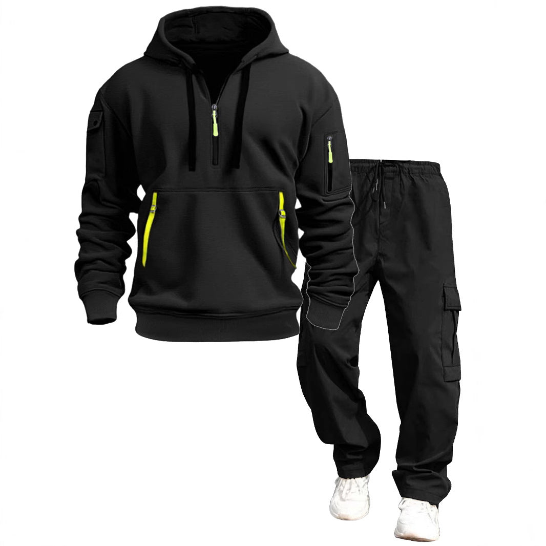 Herren lässiger Kapuzenpullover und Jogginghose Echo Archiv