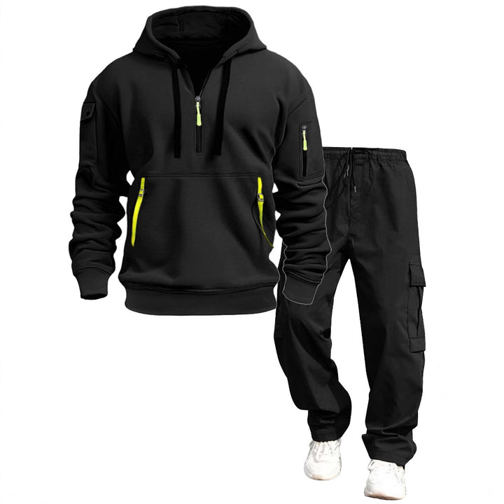 Herren lässiger Kapuzenpullover und Jogginghose Echo Archiv