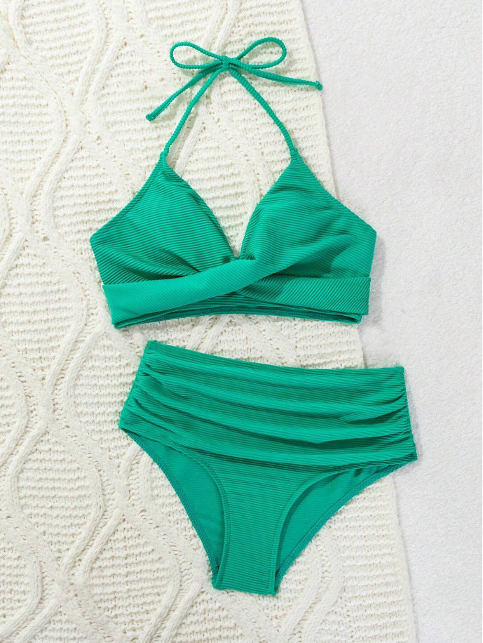 Damen Hochtailliertes Bikini-Set Echo Archiv