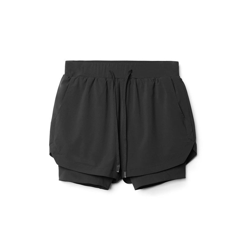 Herren Sportliche kurze Trainingsshorts mit praktischen Reißverschlusstaschen Echoarchiv