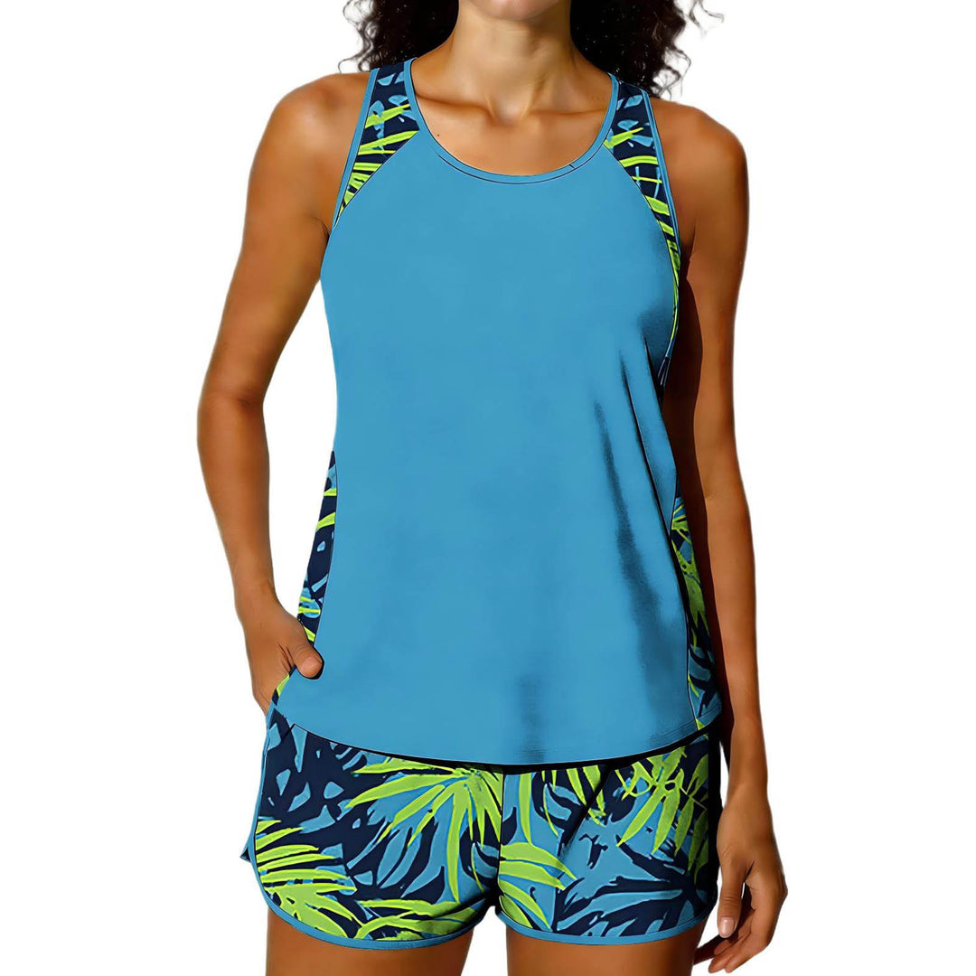 Damen Sportliches Tank-Top mit Shorts Echo Archiv