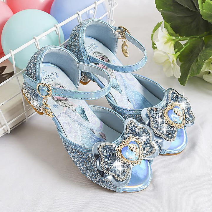 Mädchen Glitzernde Prinzessinnen Ballerinas mit dekorativem Blumenmotiv Echo Archiv