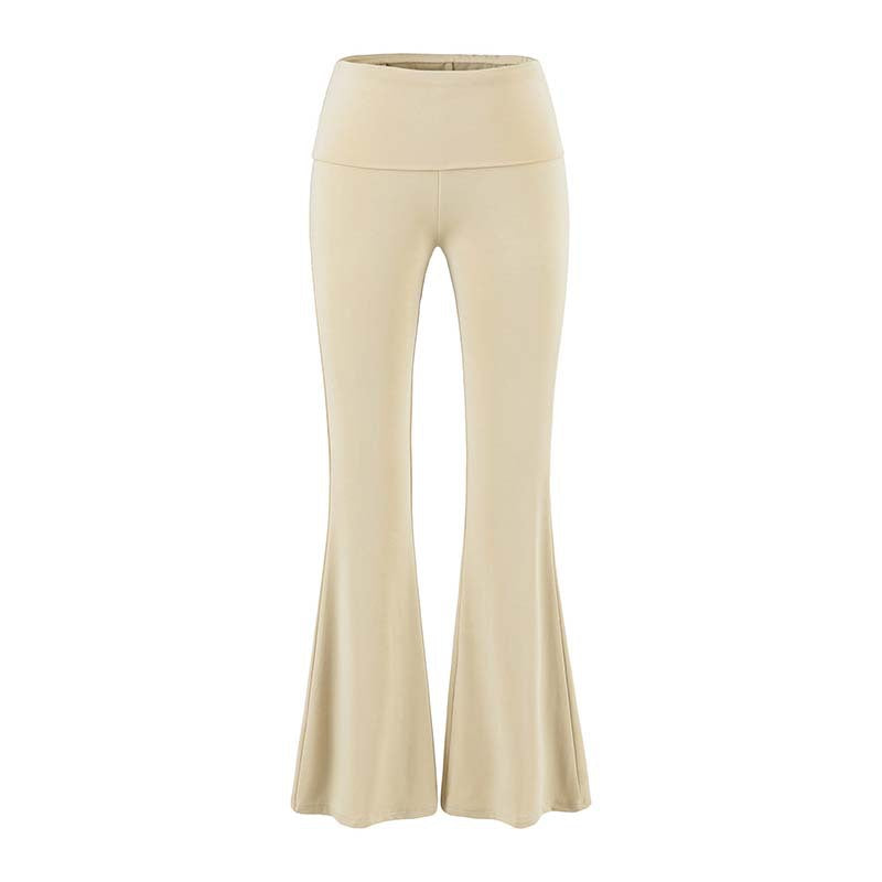 Damen Loungewear-Set mit Bolero, Rollkragen-Croptop und ausgestellter Schlaghose Echoarchiv