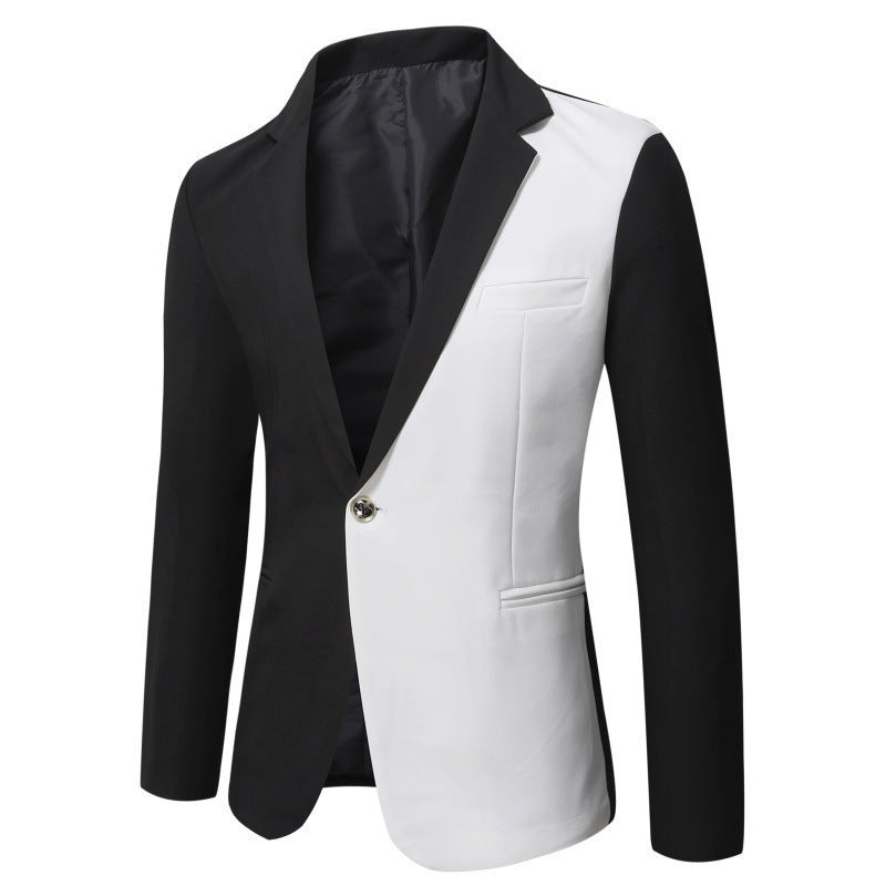 Herren Modischer Blazer im ausgefallenen Farbkontrast Echoarchiv