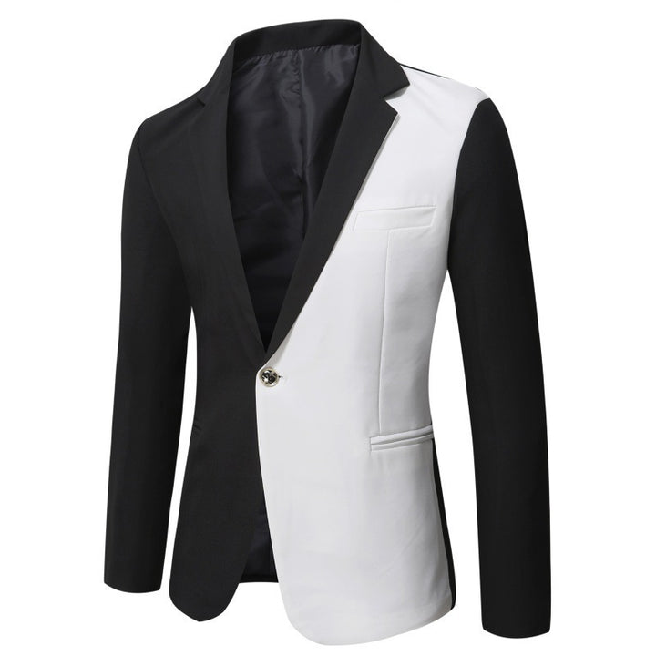 Herren Modischer Blazer im ausgefallenen Farbkontrast Echoarchiv