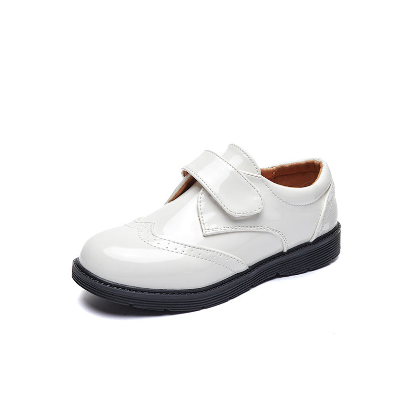 Damen Komfortable Schnürschuhe mit Klettverschluss und Hochglanz-Oberfläche Echo Archiv