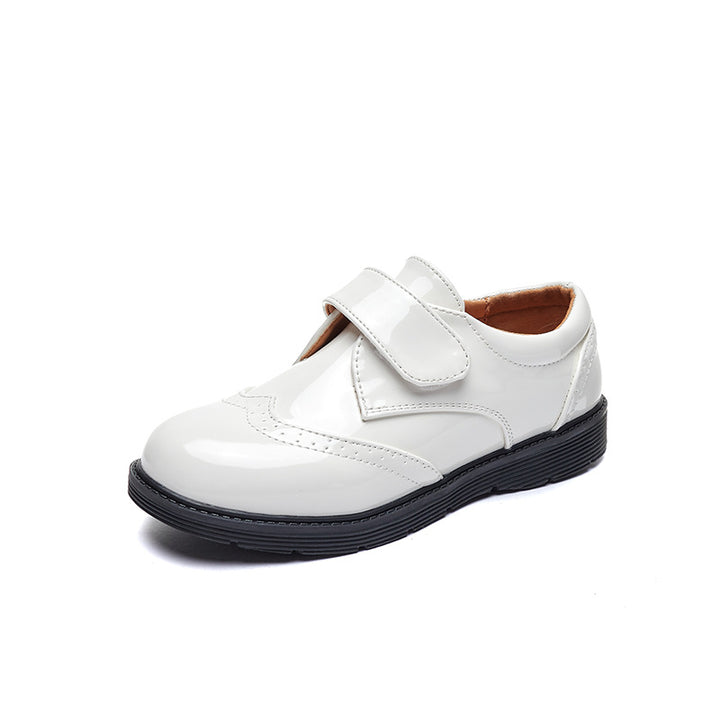 Damen Komfortable Schnürschuhe mit Klettverschluss und Hochglanz-Oberfläche Echo Archiv