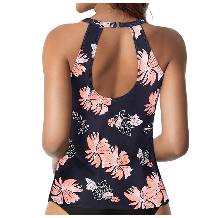 Damen Sportliches Tankini-Oberteil mit modischem Rückenausschnitt Echo Archiv