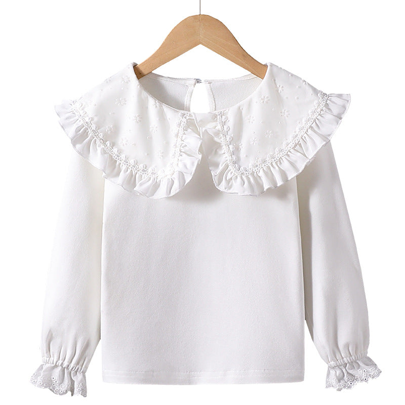 Damen Bluse mit großem Rüschenkragen Echo Archiv