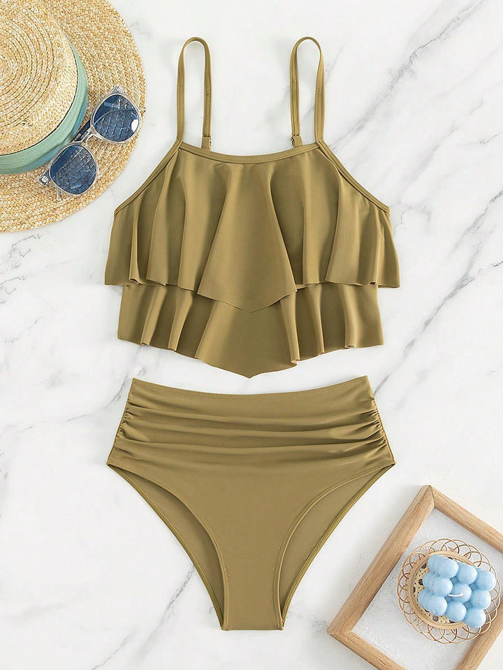 Damen Bikini-Set mit voluminösem Rüschendesign Echo Archiv