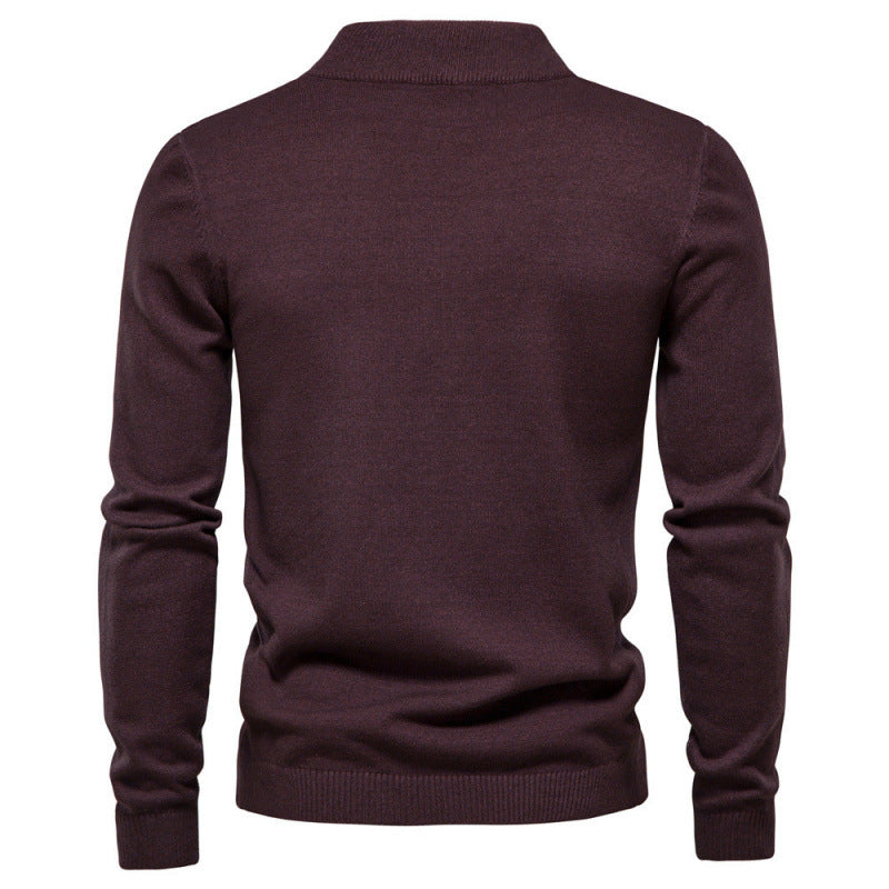 Herren Strickpullover mit hohen Kragen Echoarchiv