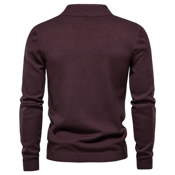 Herren Strickpullover mit hohen Kragen Echoarchiv