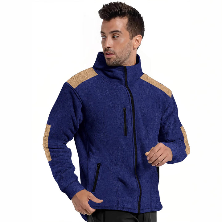 Herren Fleecejacke mit praktischen Reißverschlusstaschen Echoarchiv