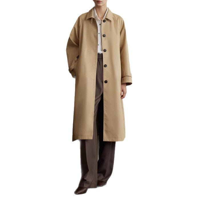 Damen elegante Trenchjacke mit Taillengürtel Echoarchiv