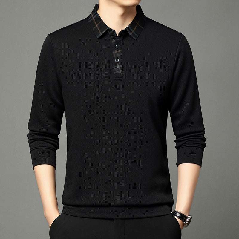 Herren funktionales Poloshirt mit strukturiertem Kragen Echoarchiv