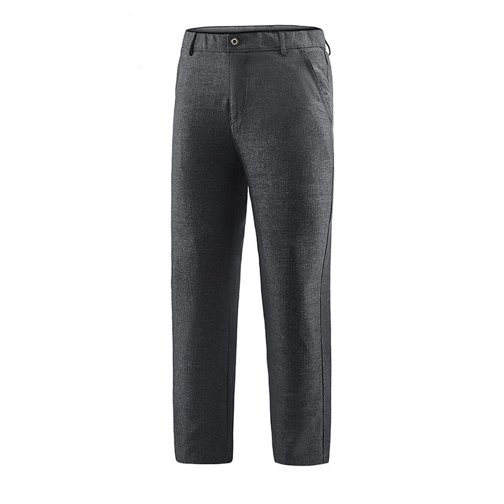 Herren Tailored-Chinohose mit geradem Bein, Gürtelschlaufen & Wiener Naht Echoarchiv