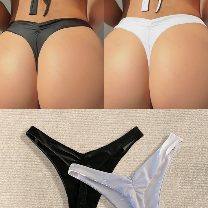 Damen Bikini-Hose mit hohem Beinausschnitt und elegantem Schnitt Echo Archiv