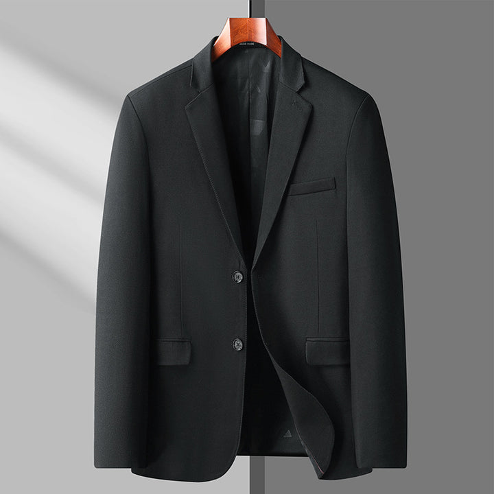 Herren Schlankes knitterarmes Business-Sakko mit Notch-Revers – Tianoro