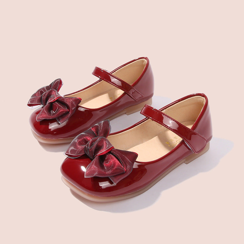 Mädchen Ballerinas mit dekorativem Schleifen-Design Echo Archiv