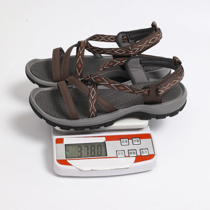 Damen Outdoor‑Trekkingsandale mit gepolstertem Fußbett und rutschfester Sohle – Sorelia