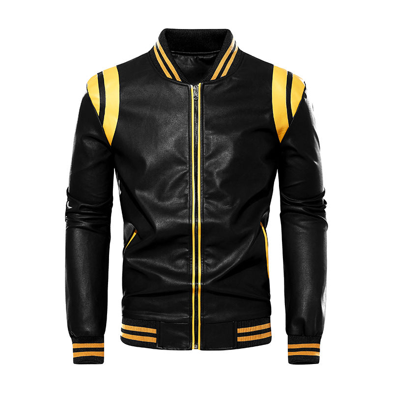 Herren sportliche Bomberjacke mit strukturiertem Design und seitlichen Eingrifftaschen Echoarchiv