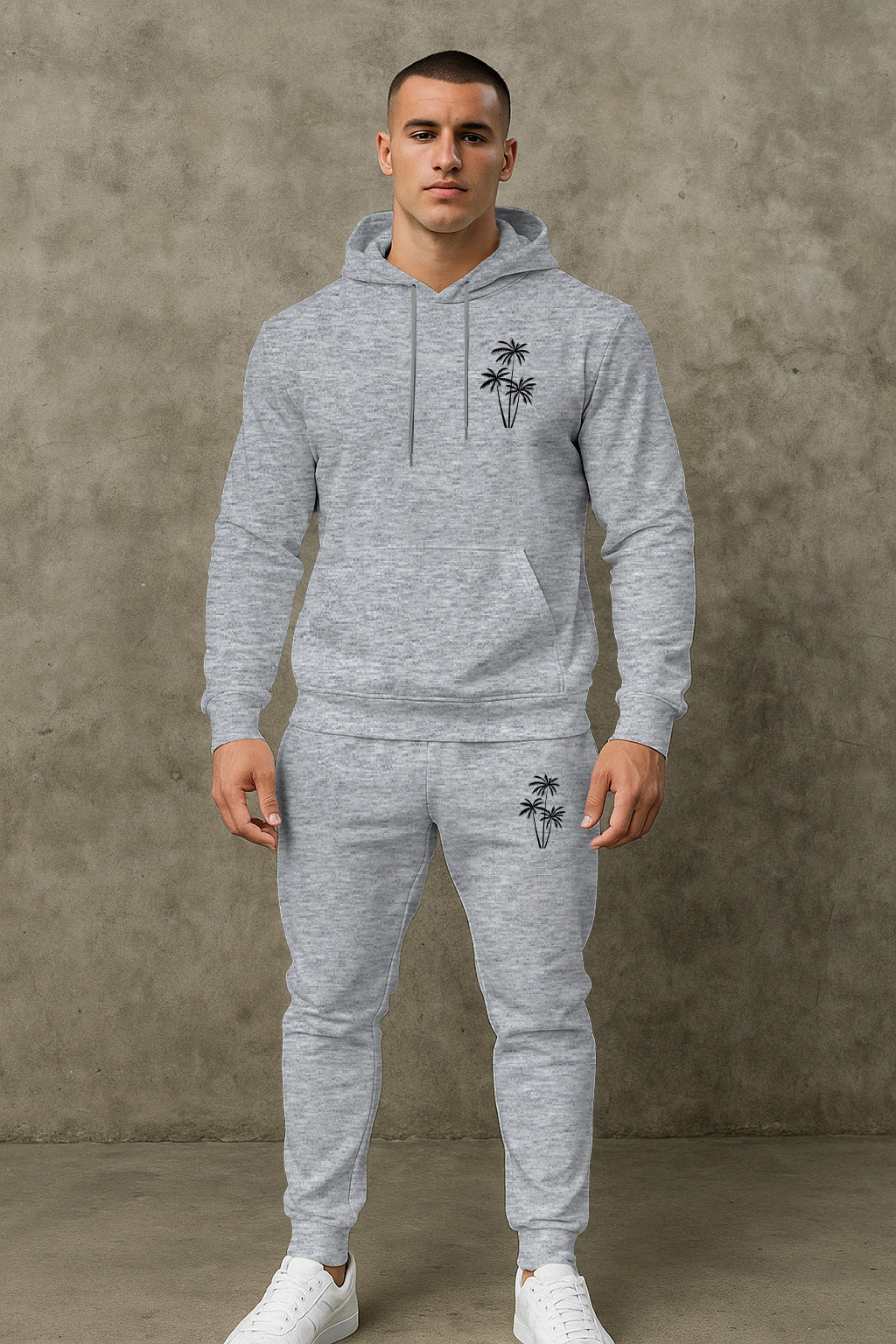 Herren Kapuzenpullover mit bequemen Jogginghosen Echoarchiv