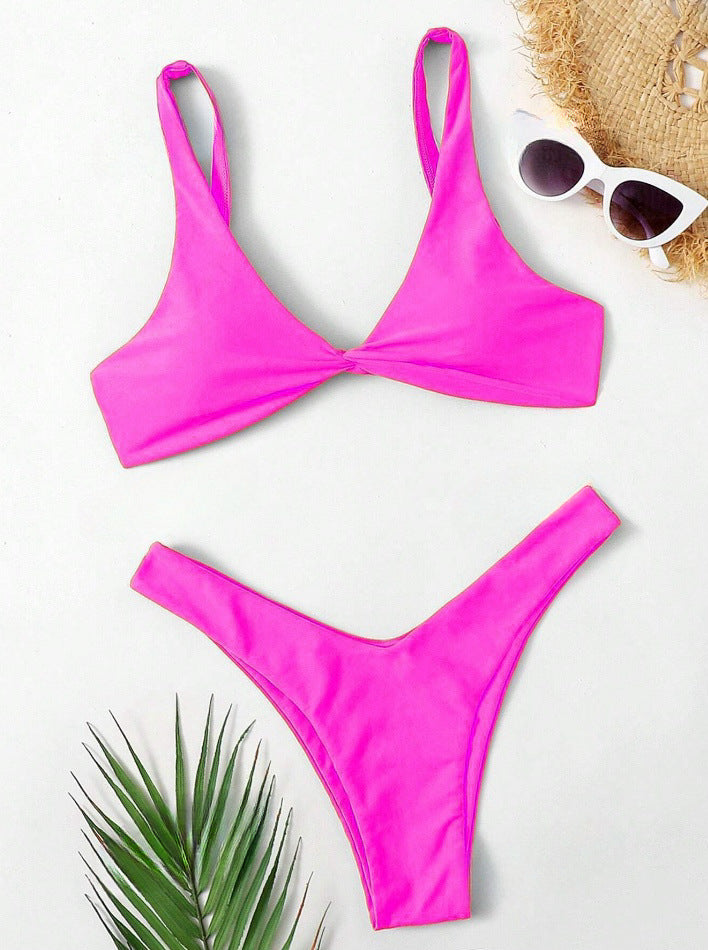 Damen Bikini-Set mit stilvoller Knotendetails Echo Archiv