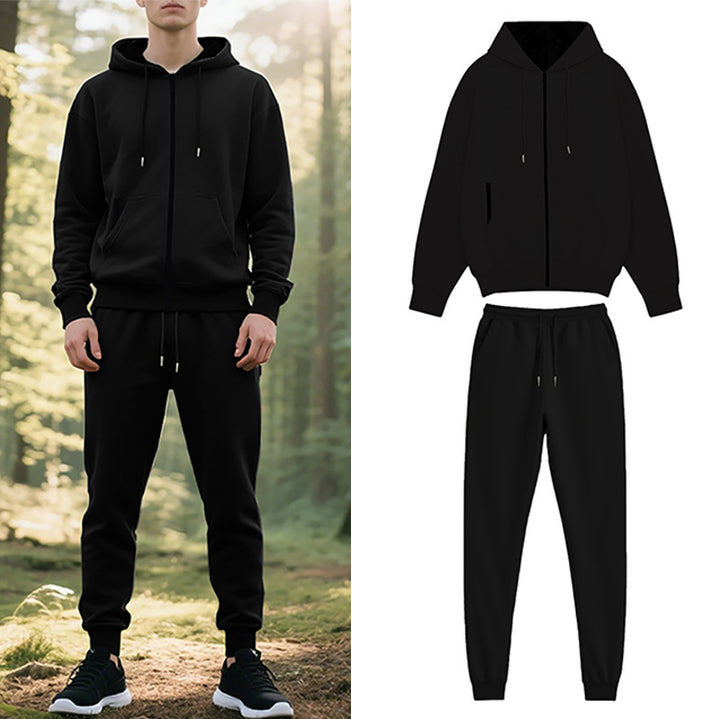 Herren Sportanzug mit stylischem Kapuzenpullover und bequemen Jogginghosen Echoarchiv