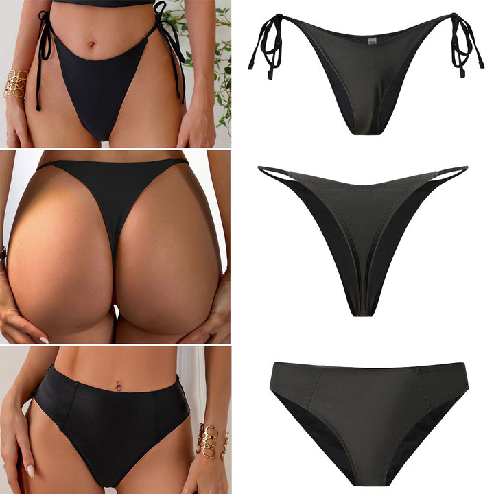 Damen Hochgeschnittener Bikini mit seitlichen Bindebändern Echo Archiv