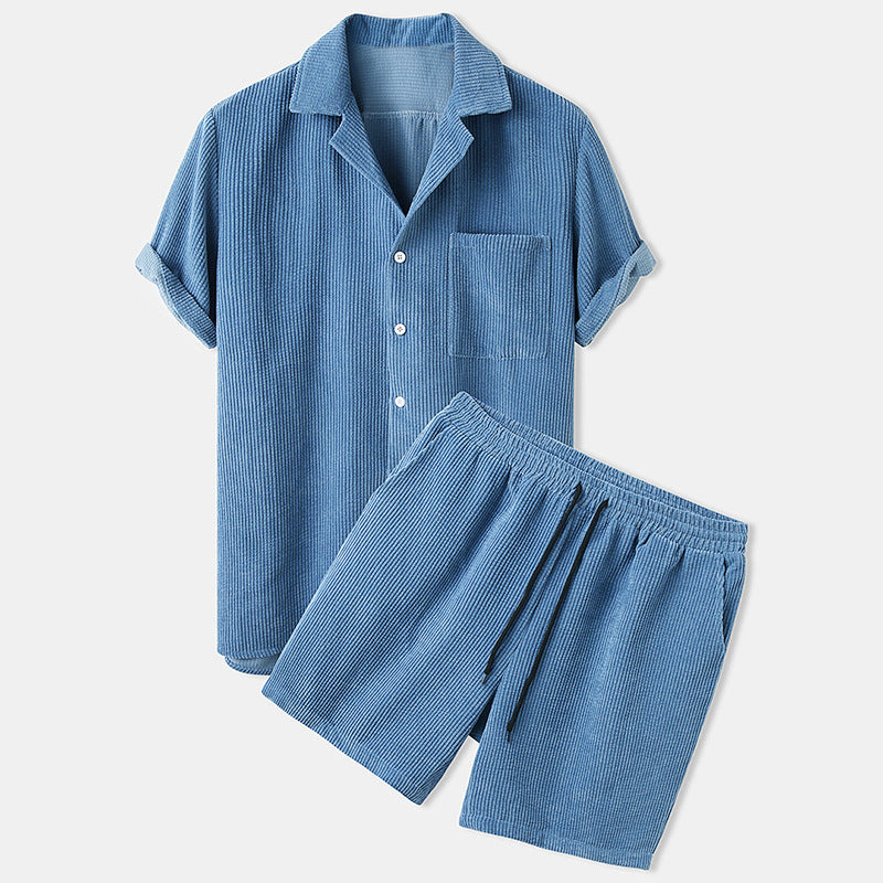 Damen Sommerliches Freizeitset mit komfortabeler Baumwolltextur Echoarchiv