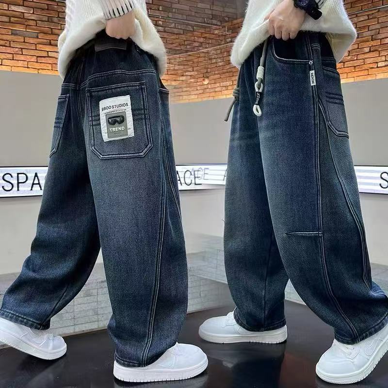Damen Weite Denim-Hose Echo Archiv