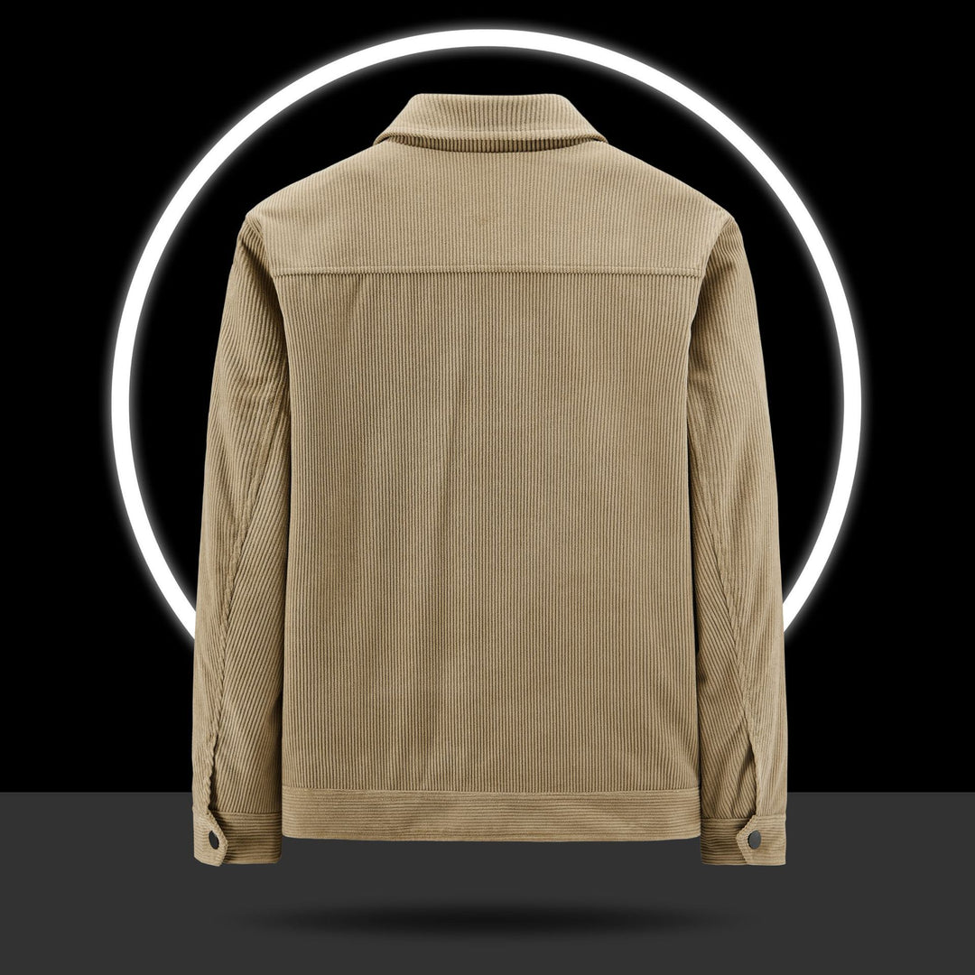 Herren Lässige Cordjacke mit Praktischen Taschen Echo Archiv