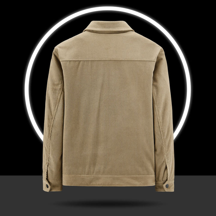 Herren Lässige Cordjacke mit Praktischen Taschen Echo Archiv