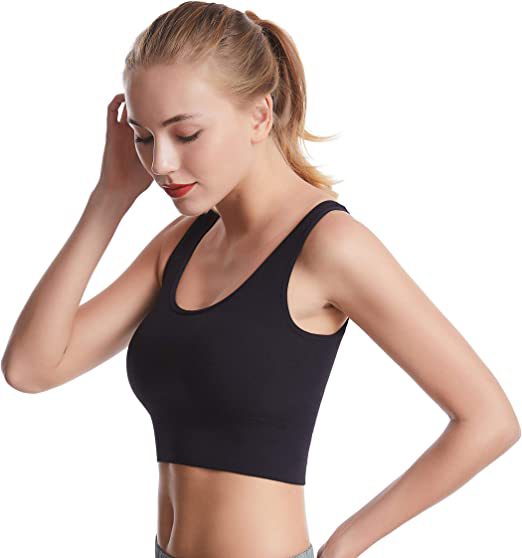 Damen Sportliches Cropped Top Echo Archiv