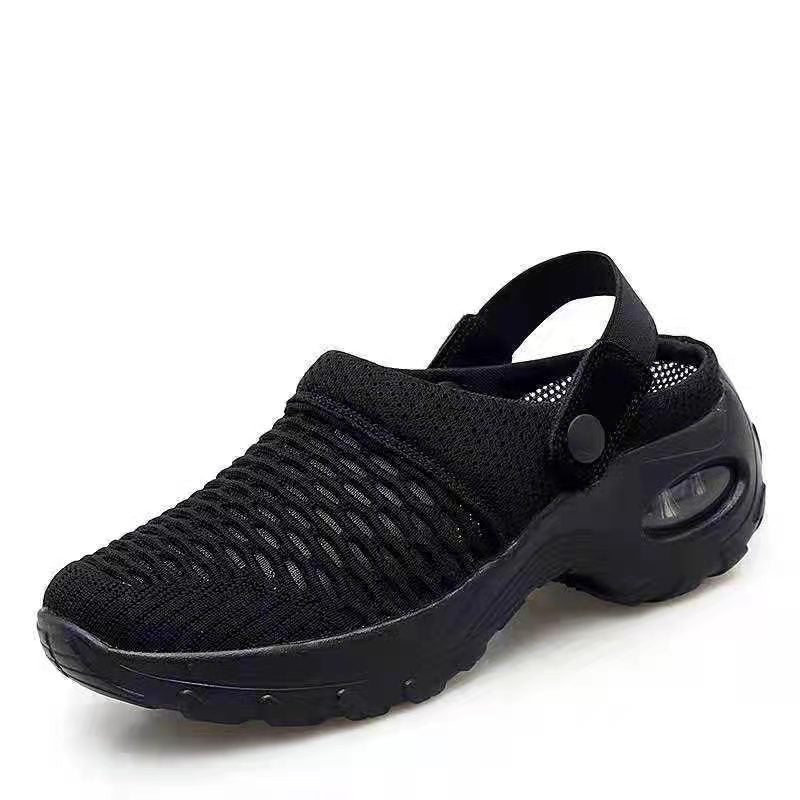 Damen  atmungsaktive Mesh-Clogs mit luftgepolsterter Dämpfungssohle und verstellbarem Fersenriemen Echo Archiv